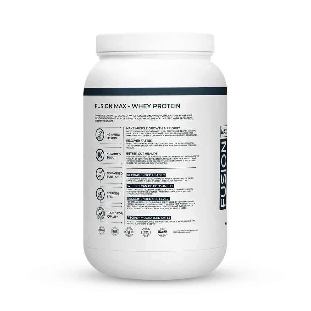 Nectarpure™ FusionMax Whey Protein Powered by BC30™ Probiotics
