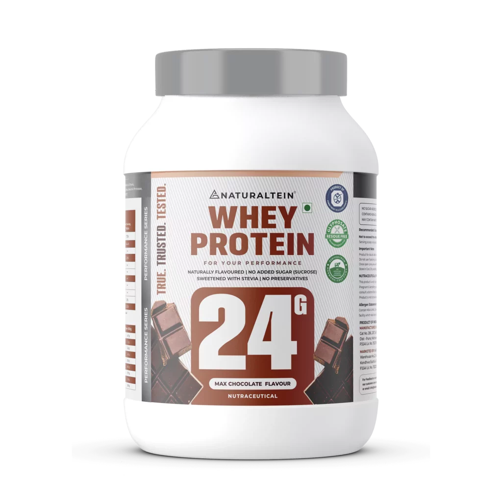NATURALTEIN – 100% Natural Whey Protein – Max Chocolate