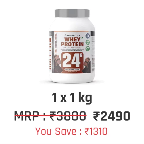 NATURALTEIN – 100% Natural Whey Protein – Max Chocolate