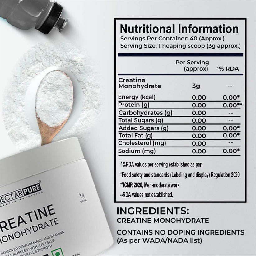 Nectarpure™ FusionMax Micronized Creatine Monohydrate